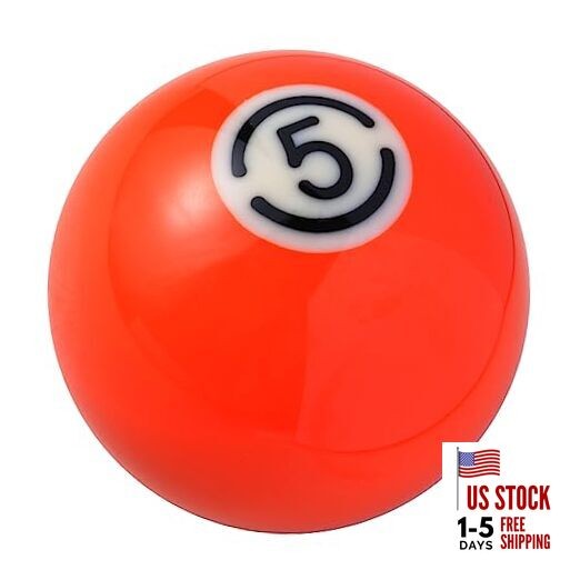 Pool Ball Shift Knobs Gear Stick Shifter Round Billiard Ball Shifting Orange 5