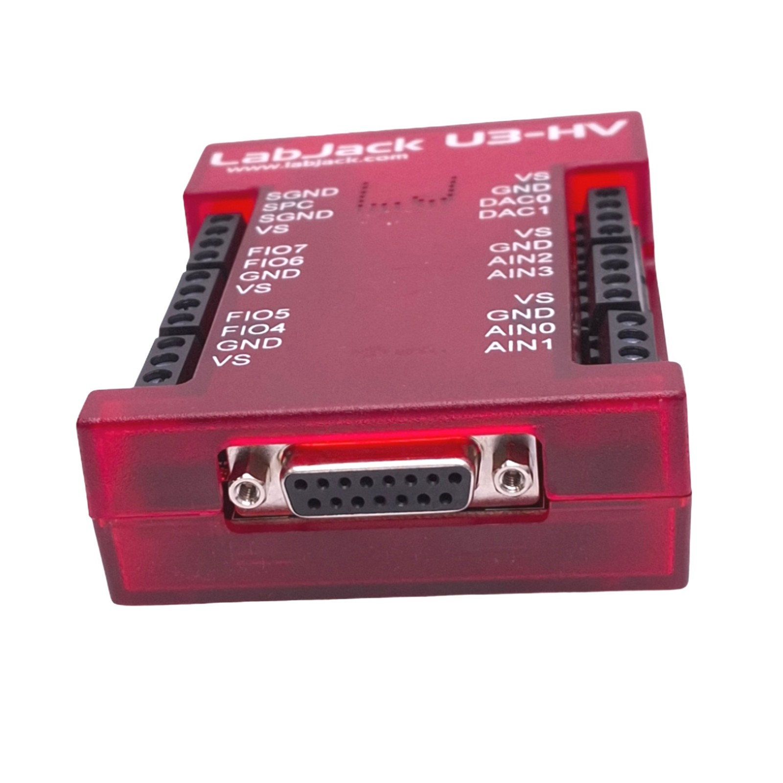 LabJack U3-HV Multifunction USB Data Acquisition Module, USB-B, DB15F, 0-5VDC