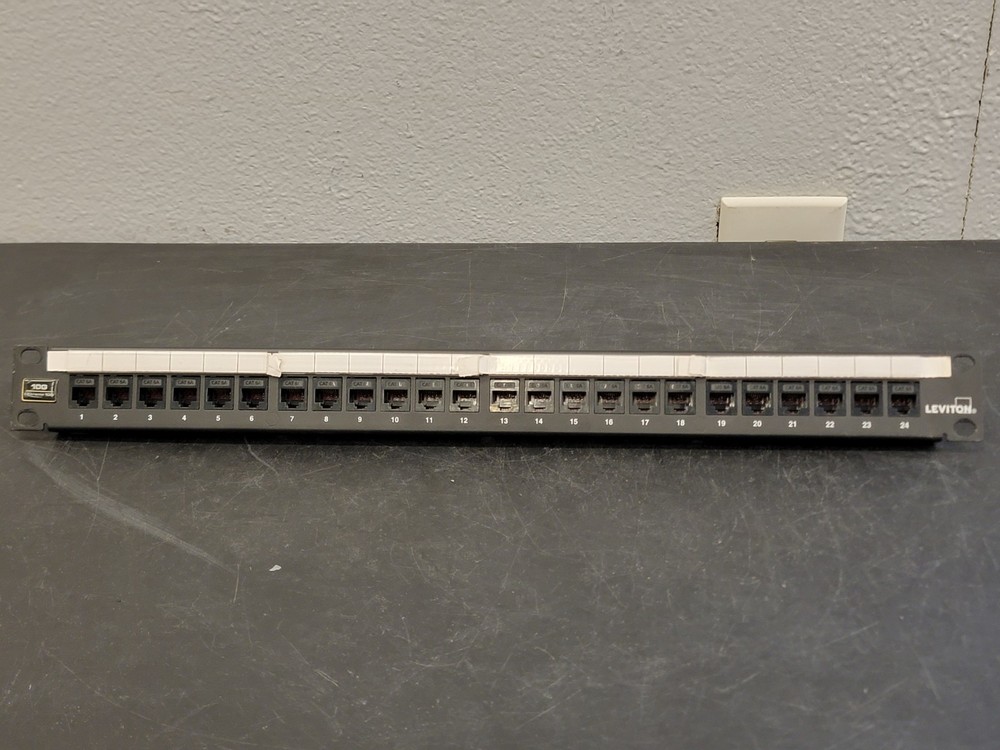 (3) Levinton Cat6A Universal Patch Panel 24-Port 10G Extreme