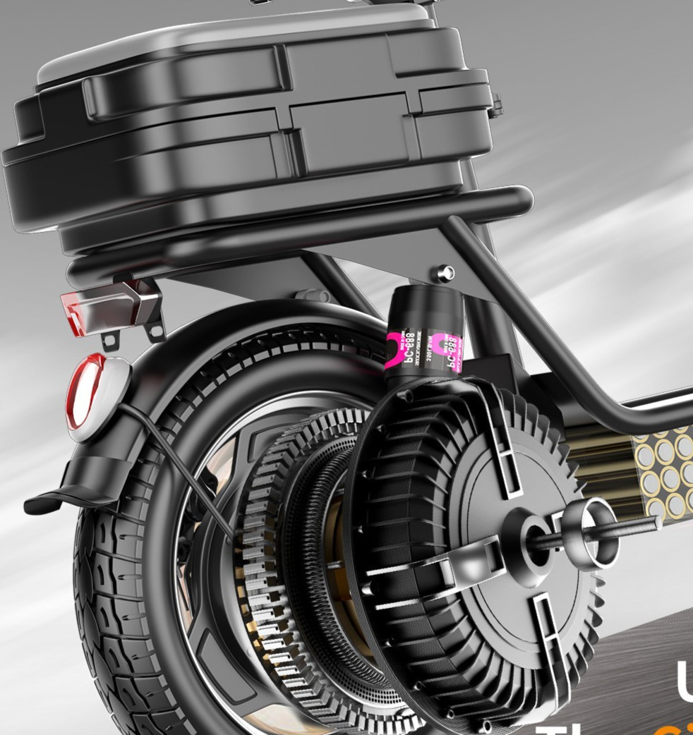 Electric Scooter Adults 30 MPH 43 Miles Range 14'' 1500W E-Scooter with Seat US