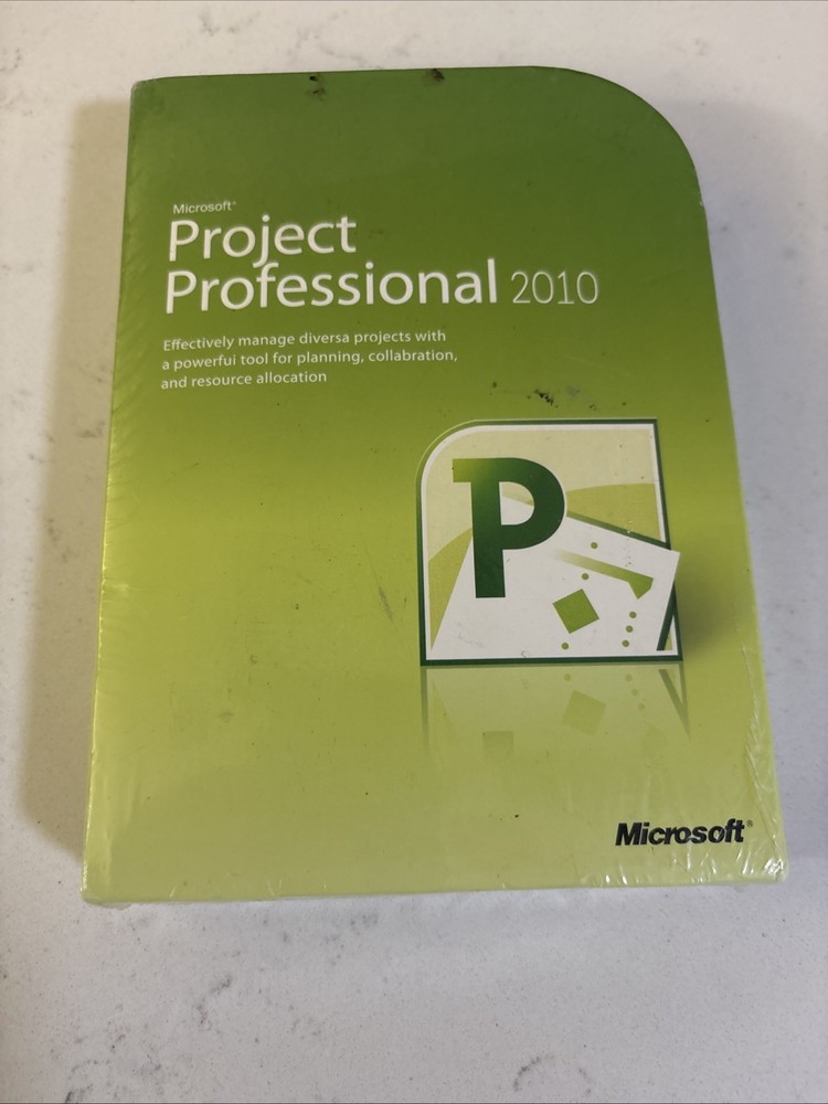 New & Sealed - Microsoft Project Professional 2010