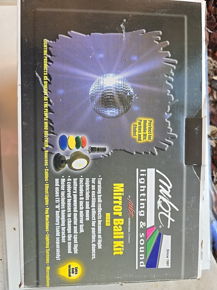 MBT Lighting MBK8 Mirror Ball