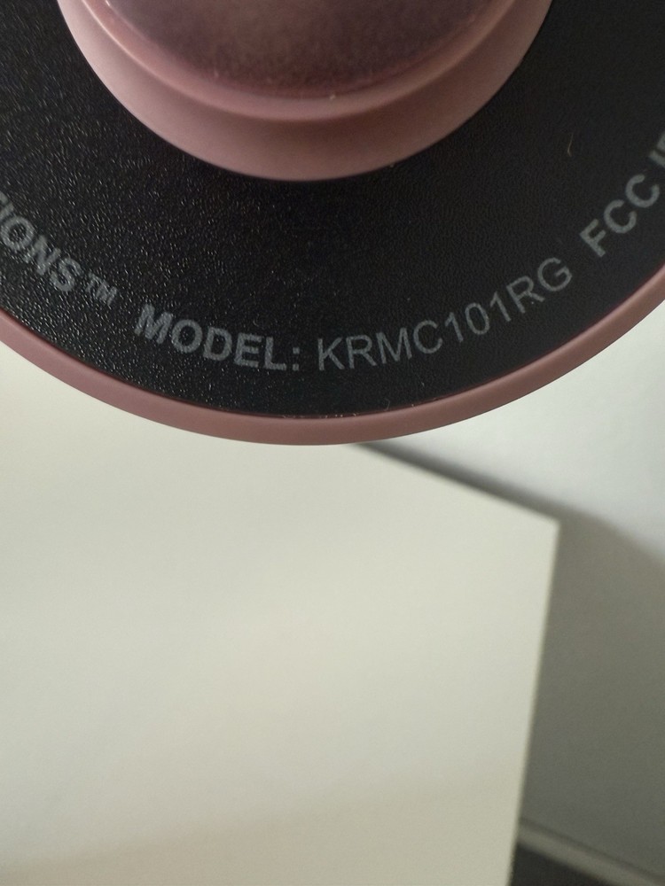 Core Innovations Wireless Bluetooth Karaoke Microphone — model KRMC101RG