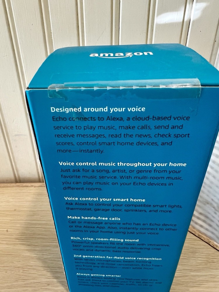 Amazon Echo 2nd Generation Smart Assistant Speaker Alexa Brand New Sealed
