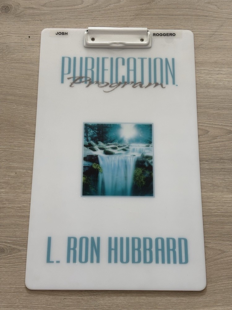 Rare L. Ron Hubbard Scientology Purification Program Clipboard Auditing
