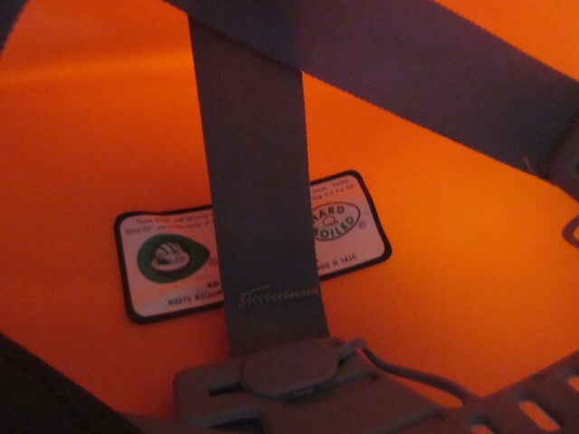 Orange Hard Boiled CD helmet