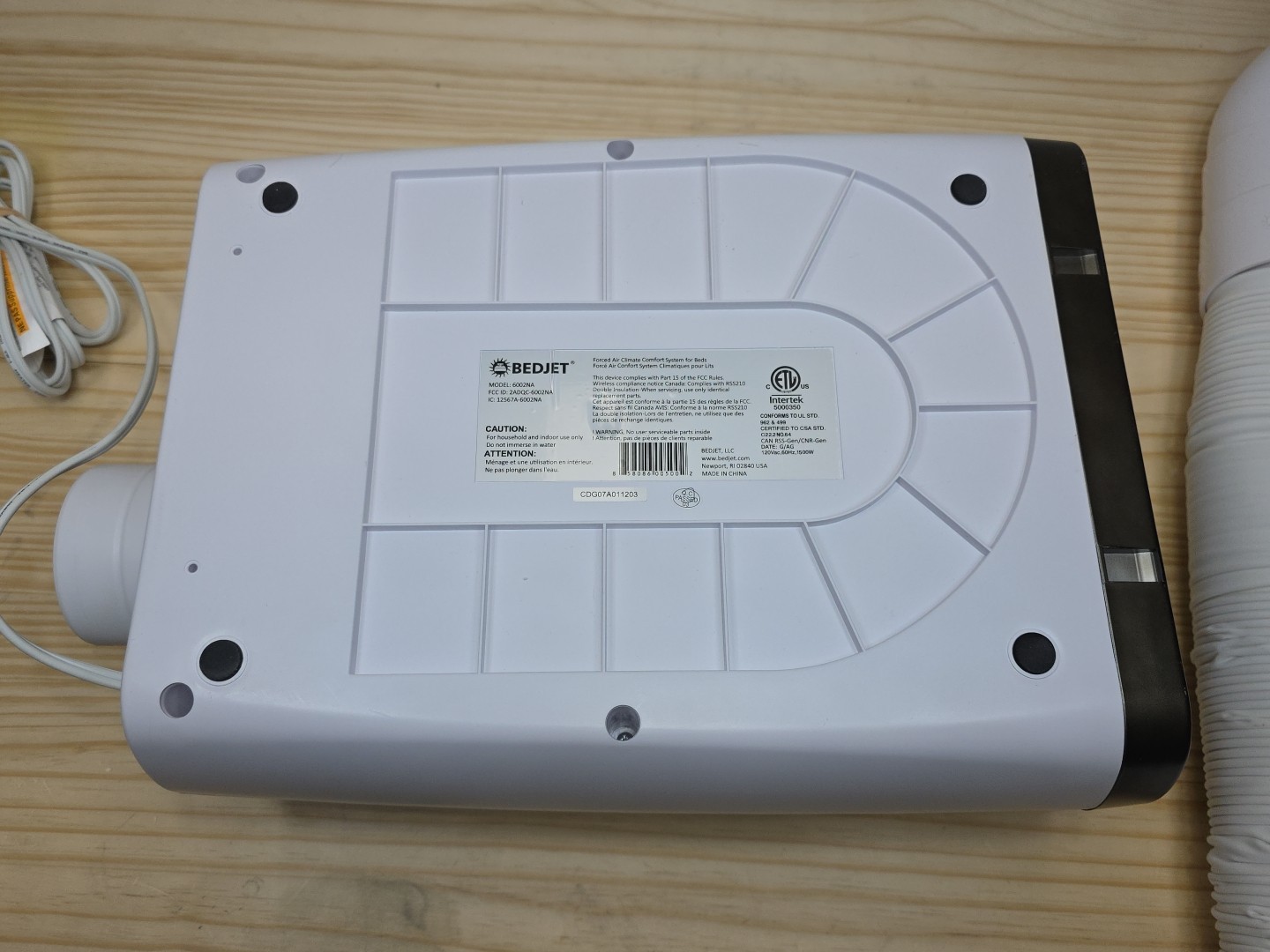 BedJet V2 6002NA Tested ! Forced Air Climate Comfort System Bed Jet Heat Cool