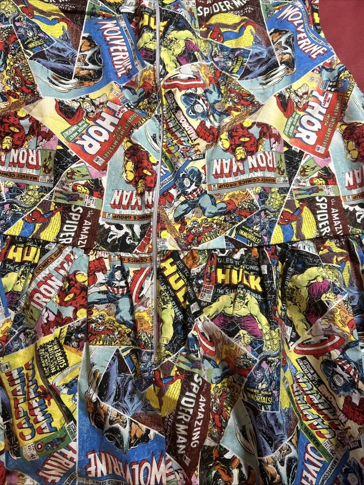 Handmade Marvel Comic Superhero Plus Size Dress Comic Con