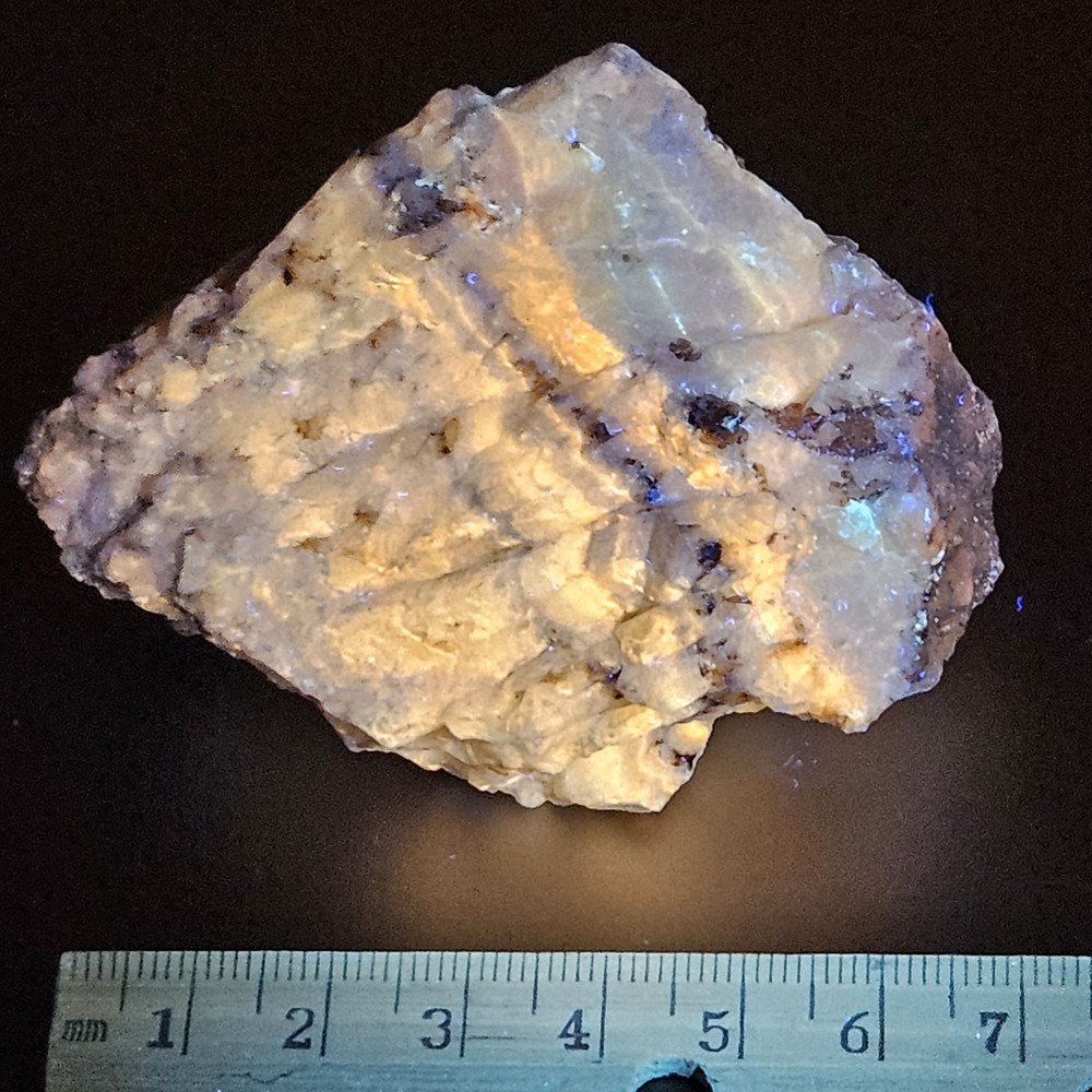 Hackmanite Fluorescent Mineral Specimen Bancroft Ontario Canada