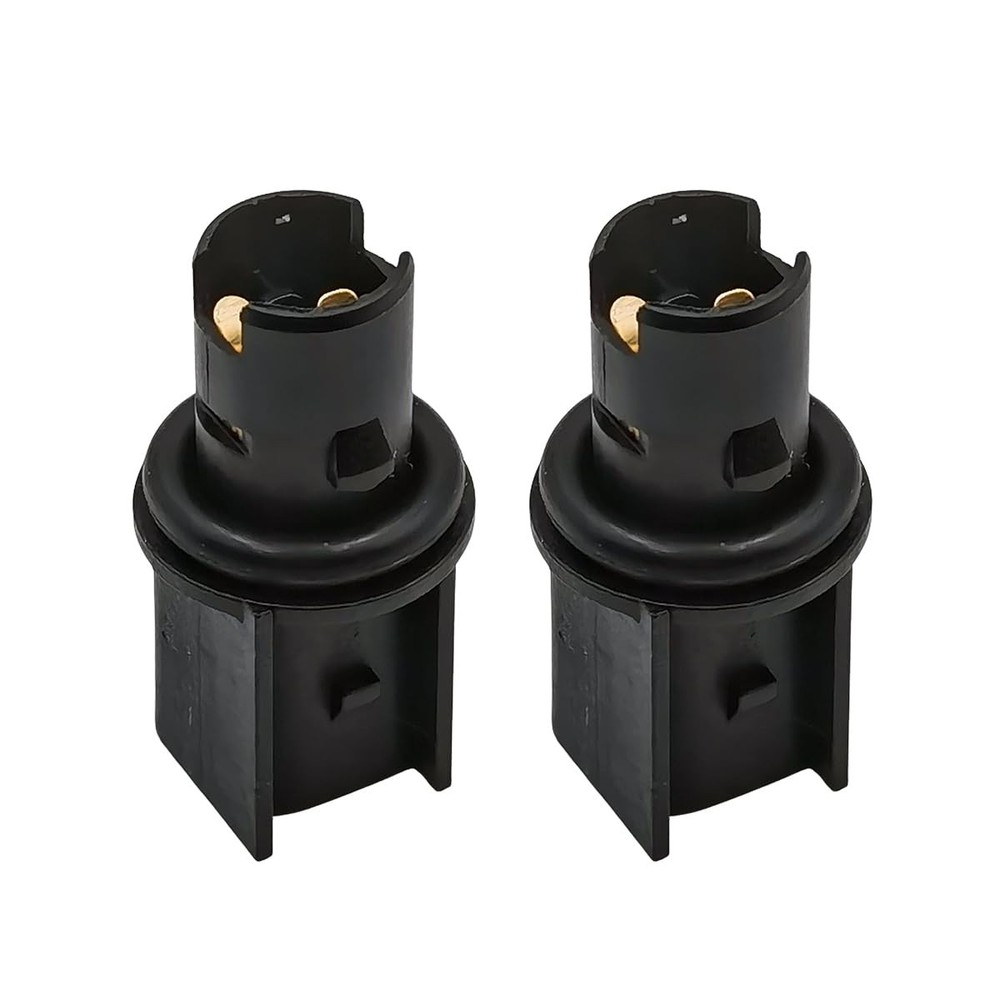 Lanphitus 2Pcs Side Marker Light Park Lamp Bulb Socket Connector Plug Pigtail...