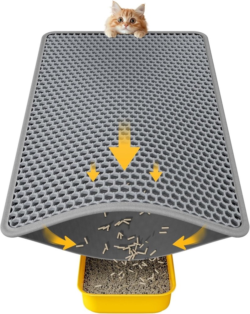 Cat Litter Trapping Mat for Scatter Control