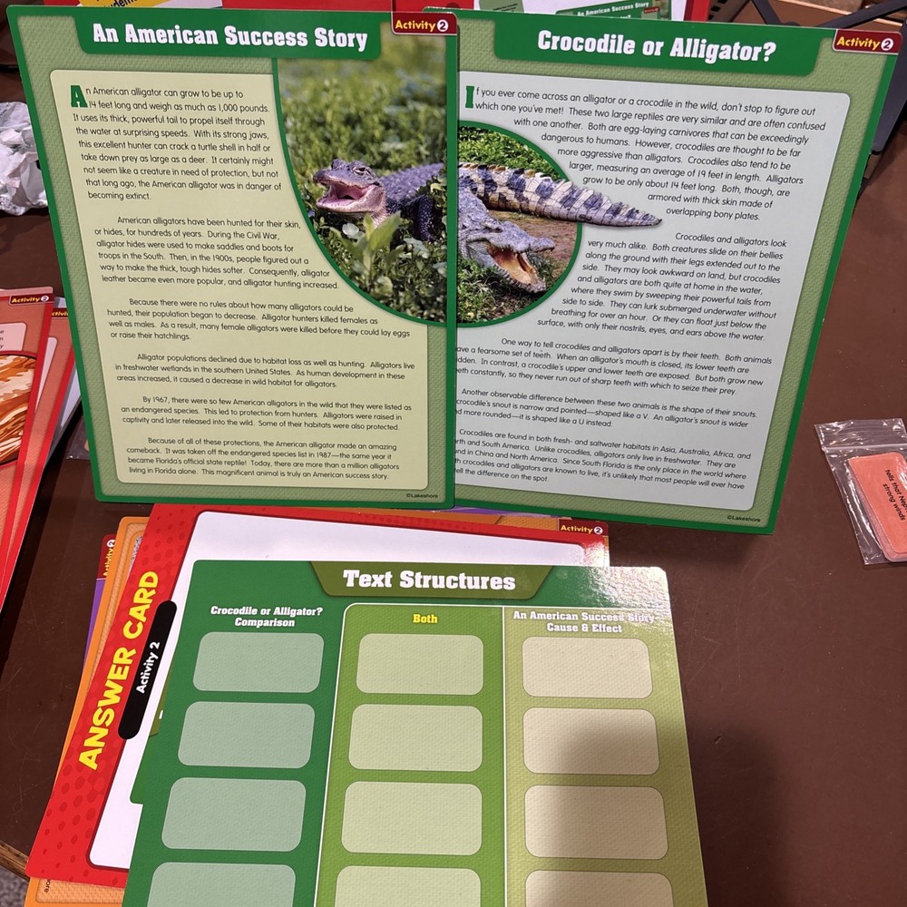 Informational Text Comprehension Center Fifth Grade