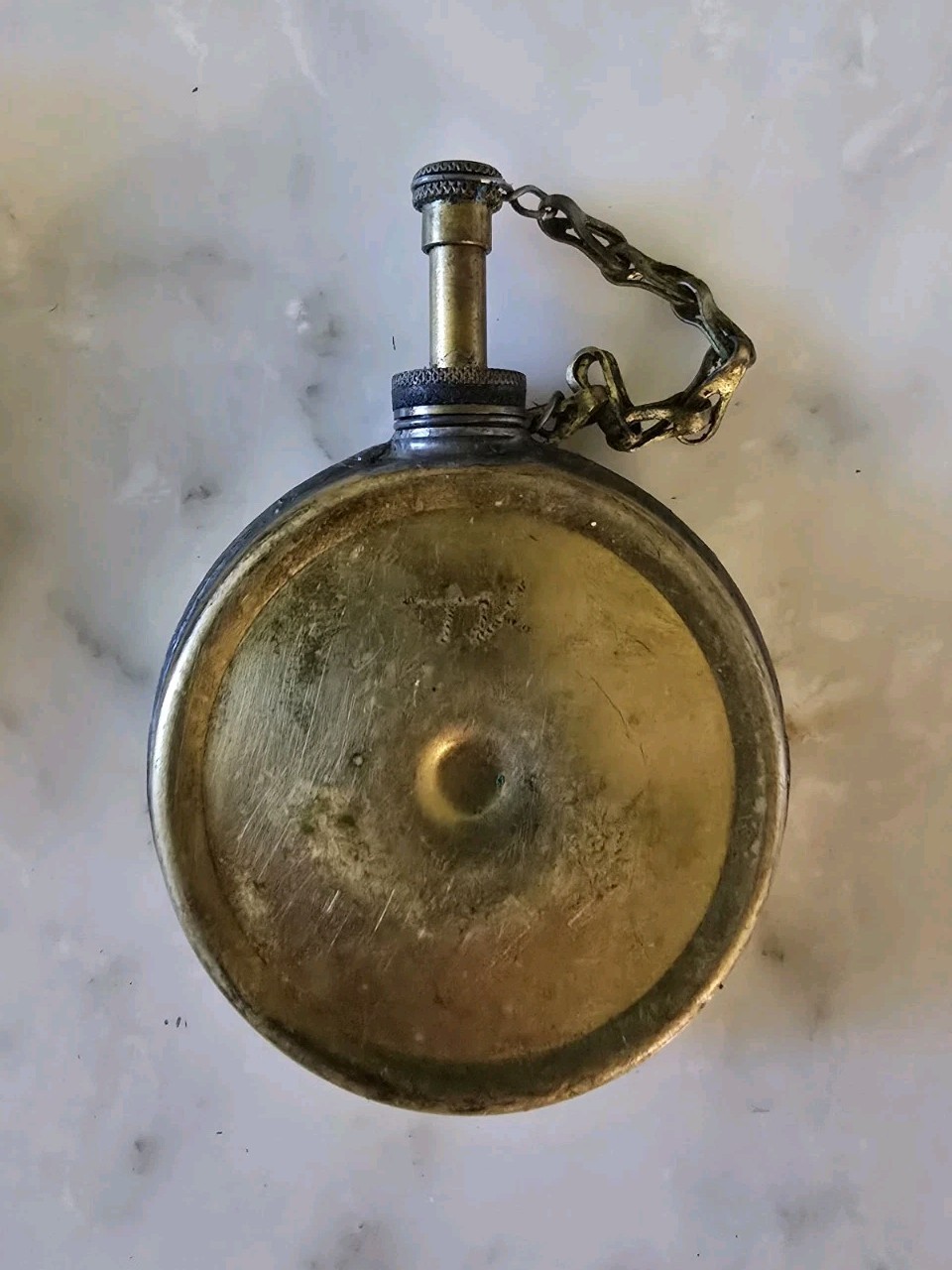 Vintage Yugo Military Brass Banjo Oiler For SKS W/Leather Pouch FREE SHIPPING