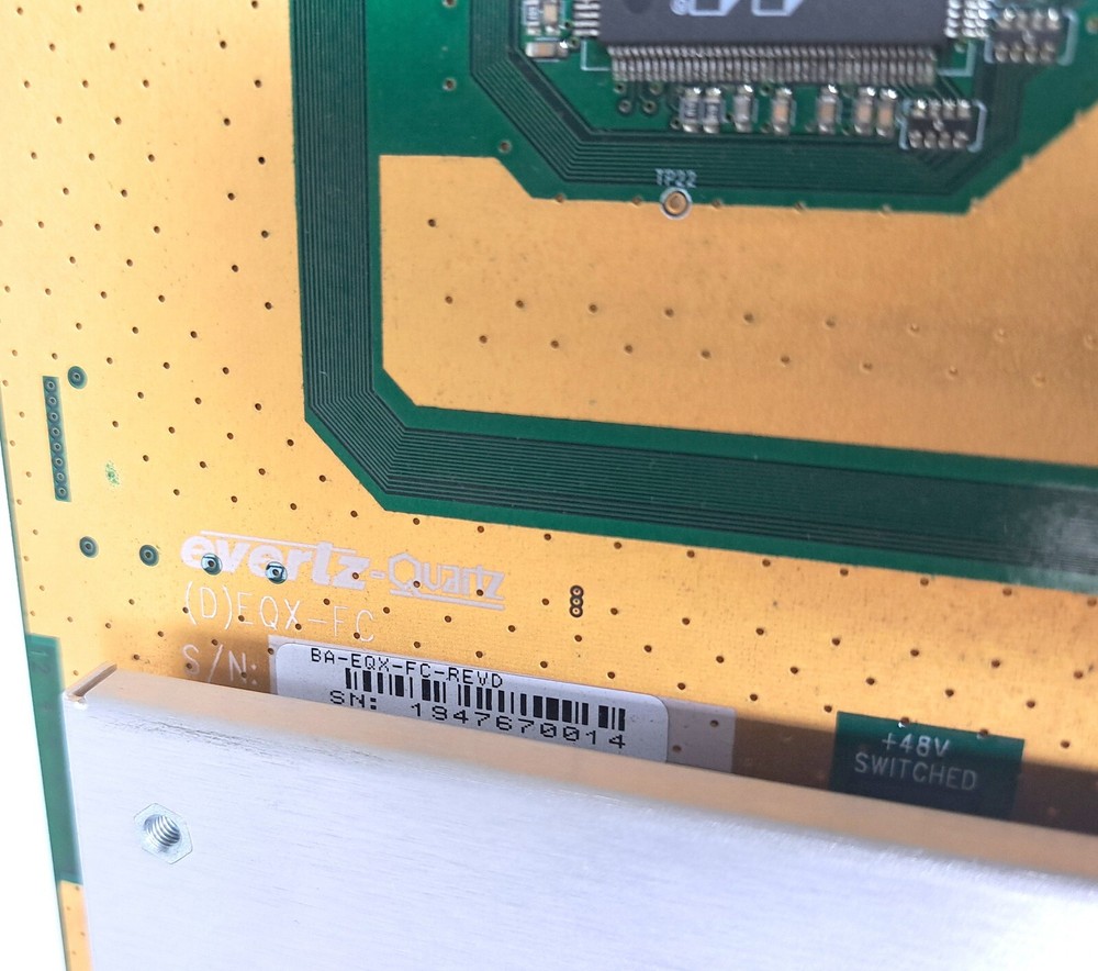 Evertz EQX-FC Frame Controller Module for EXQ Router