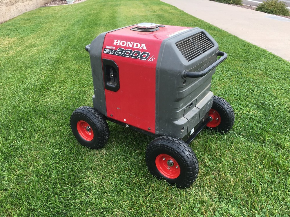 Wheel Kit for Honda Generator EU3000is - SOLID NEVER FLAT TIRES - All Terrain!!