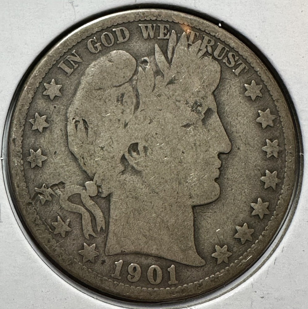 1901-S Barber Half Dollar - (26-1)