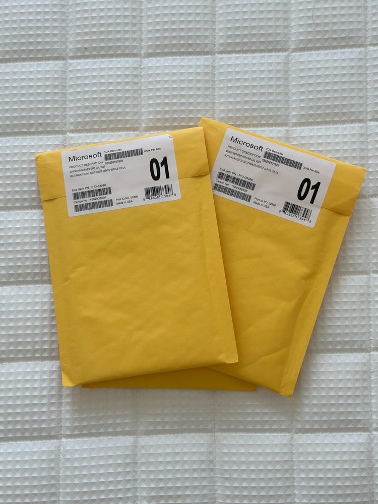 WINDOWS SERVER 2025 [REMOTE DESKTOP SERVICES] 50 USER RDS CAL SEALED