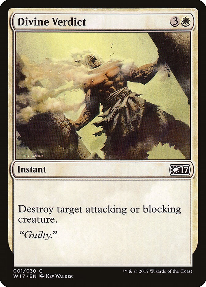Divine Verdict Welcome Deck 2017 1 MTG LP