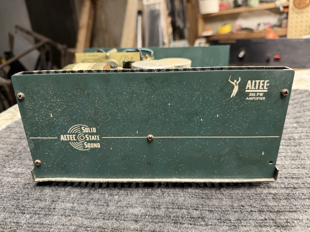 RARE Altec 351 PW Solid State Power Amplifier - Powers On - Parts Only