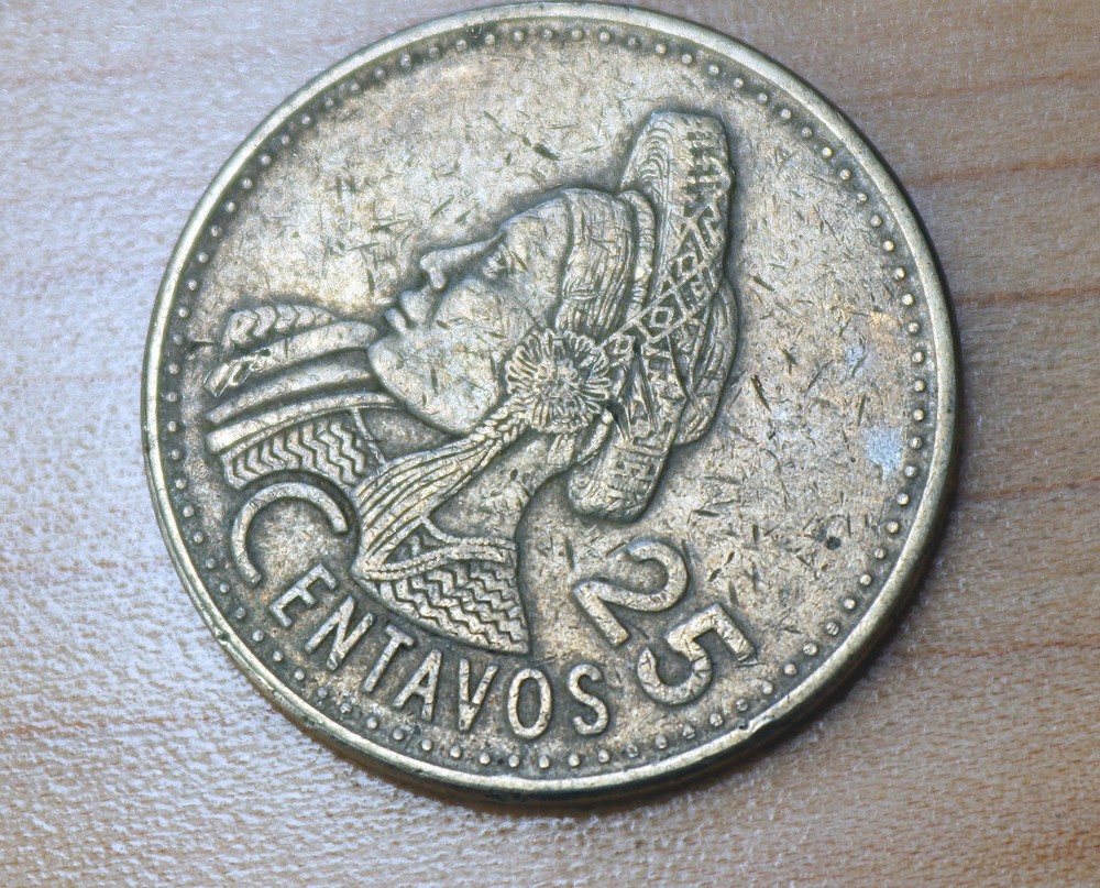 1998 Guatemala 25 Centavos