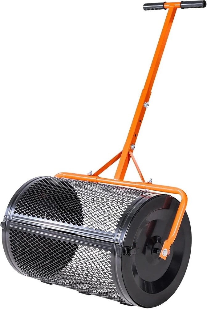 Durable Heavy-Duty Compost Spreader with T-Shaped Handle for Precise Planting