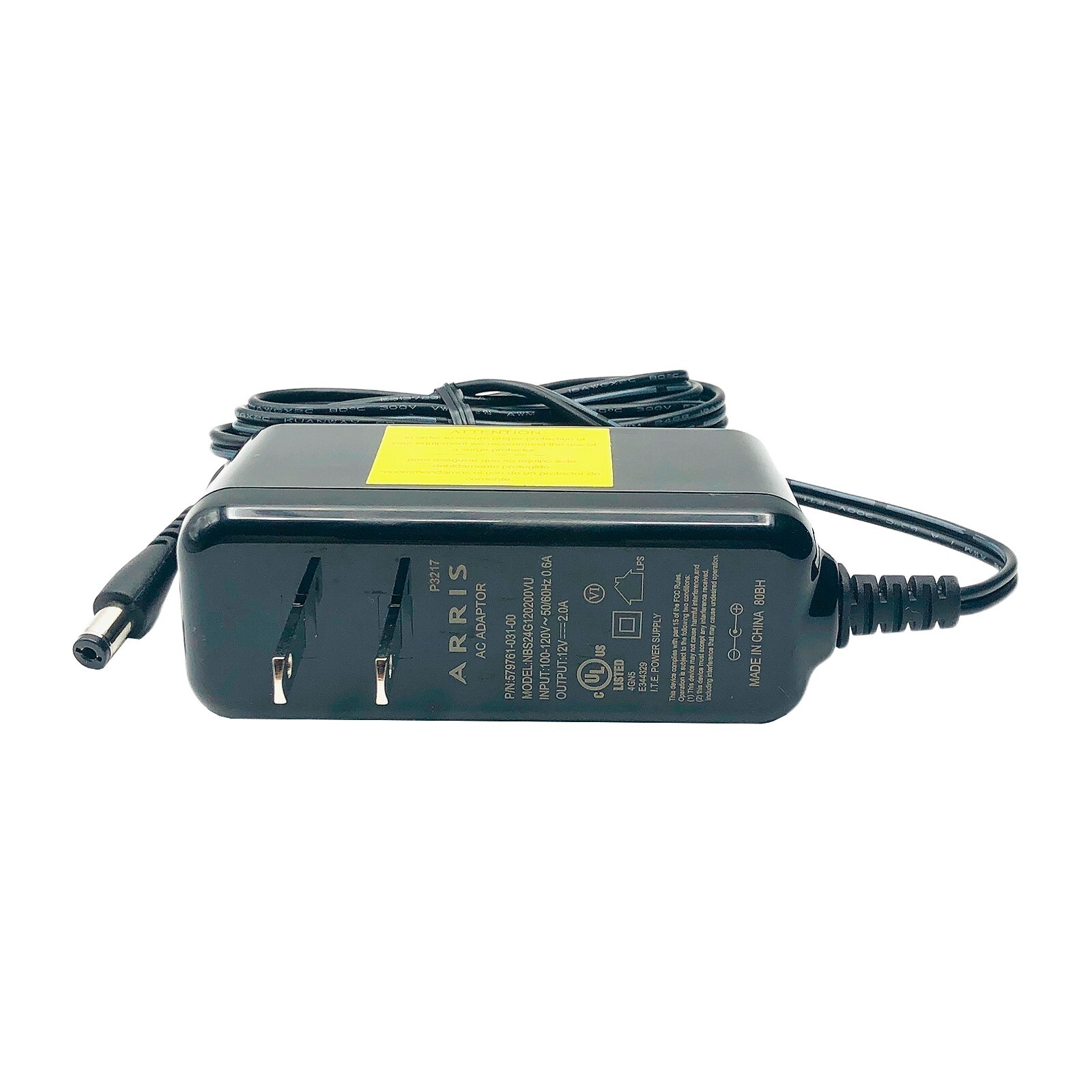 Genuine Arris AC Power Wall Supply Adapter for Arris Surfboard SBG8300 Modem