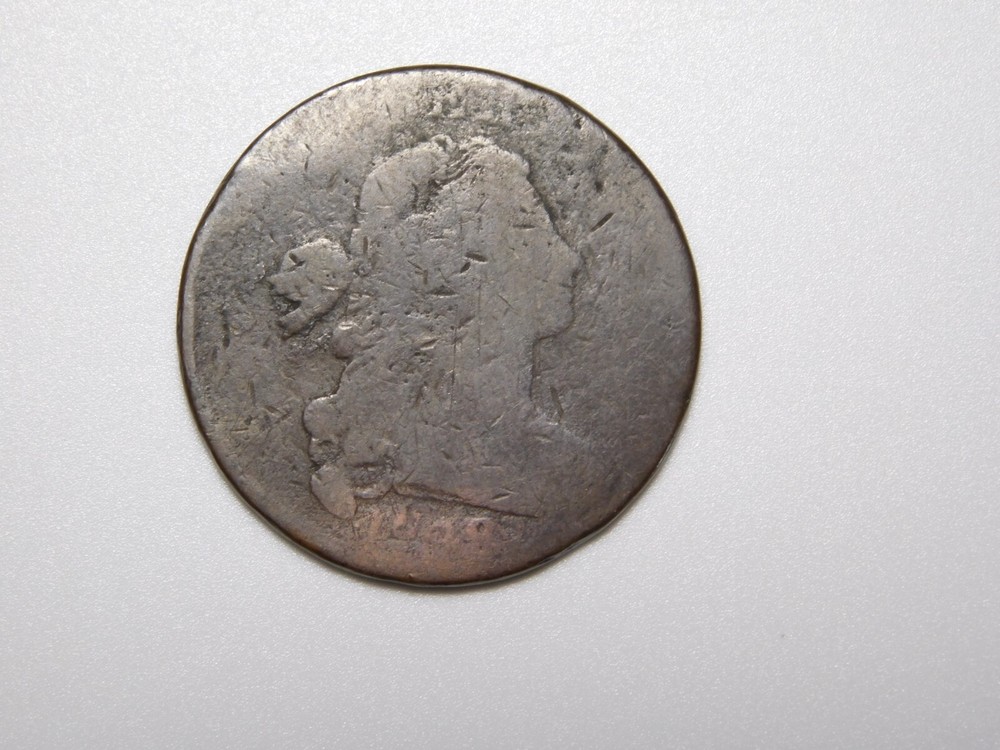 VINTAGE US COINS 1798 DRAPED BUST LARGE CENT