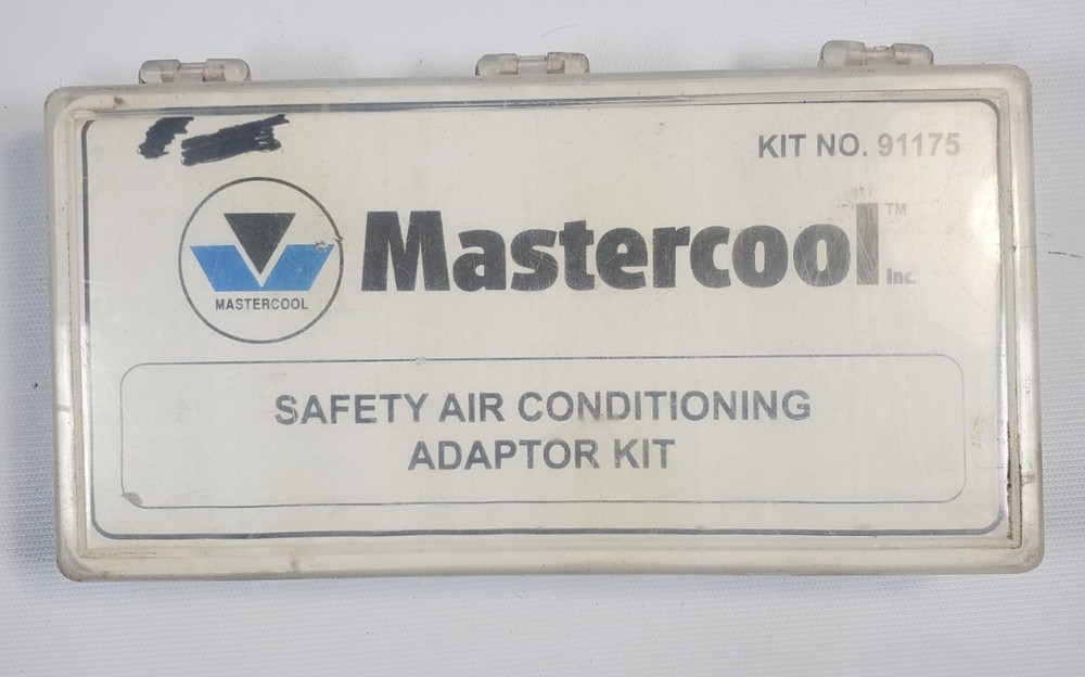 MASTER COOL SAFETY AIR CONDITIONING MANIFOLD ADAPTER KIT & Case mastercool gauge