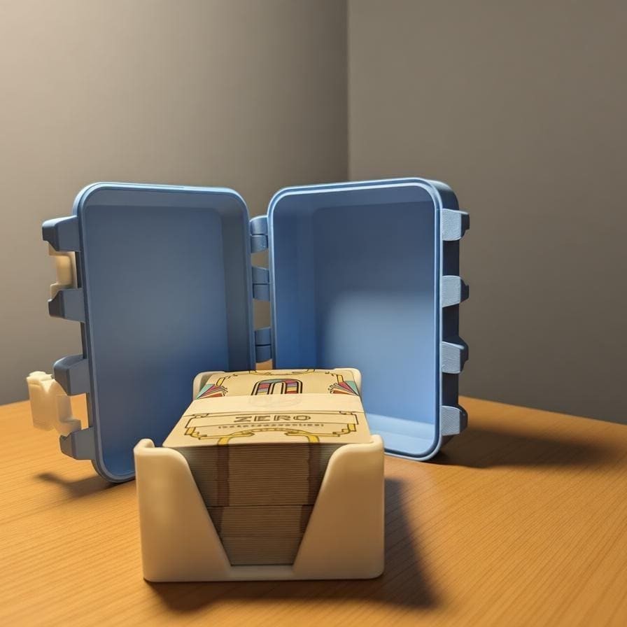 Flip 7 Game 3D Printed Storage Box