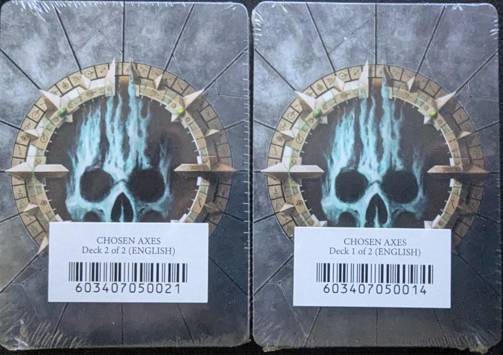 Warhammer Underworlds Chosen Axes sealed cards NEW