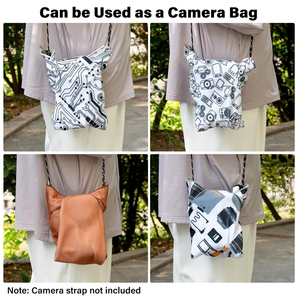 Protective Wrap, Self-Adhesive Magic Cloth Camera Wrap, Storage Cloth, Anti-S...