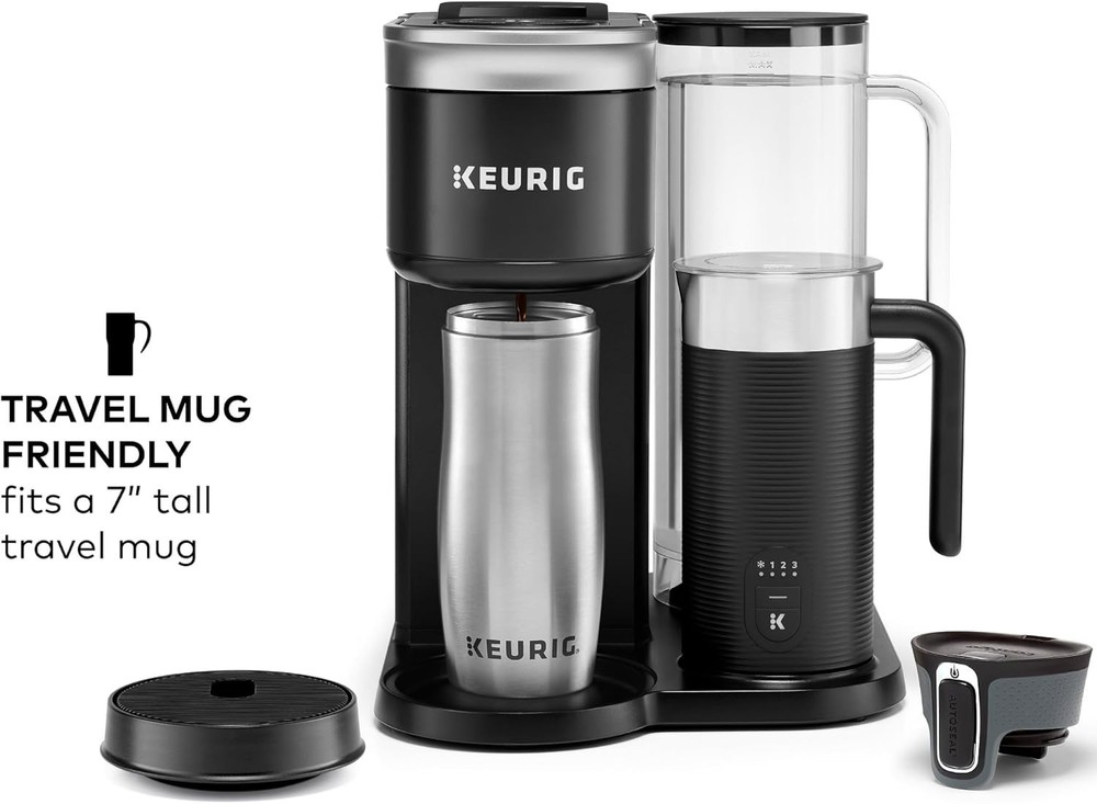 K-Café SMART Single Serve Coffee Maker with WiFi Compatibility, Latte and Cap...