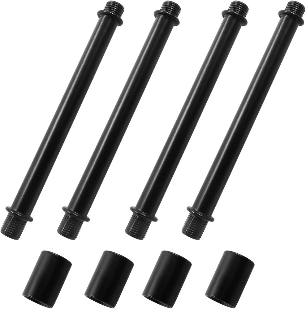 Double End Straight Pipe Lamp Stem Kit 4 Pcs