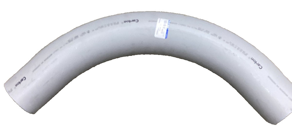 4" SCHEDULE 40 PVC 90-DEGREE STANDARD RADIUS GRAY