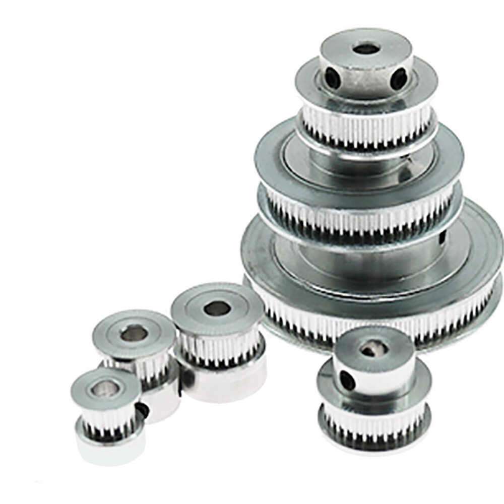 GT2 6mm Timing Belt Tooth Idler Drive Pulley 16 20 48 60 80T Bore 3-14mm Pulley