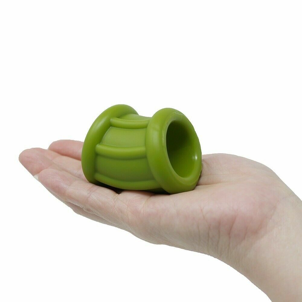 Silicone Ball Scrotum Stretcher Enhancer Squeeze Testicle Ring Delay Ejaculation