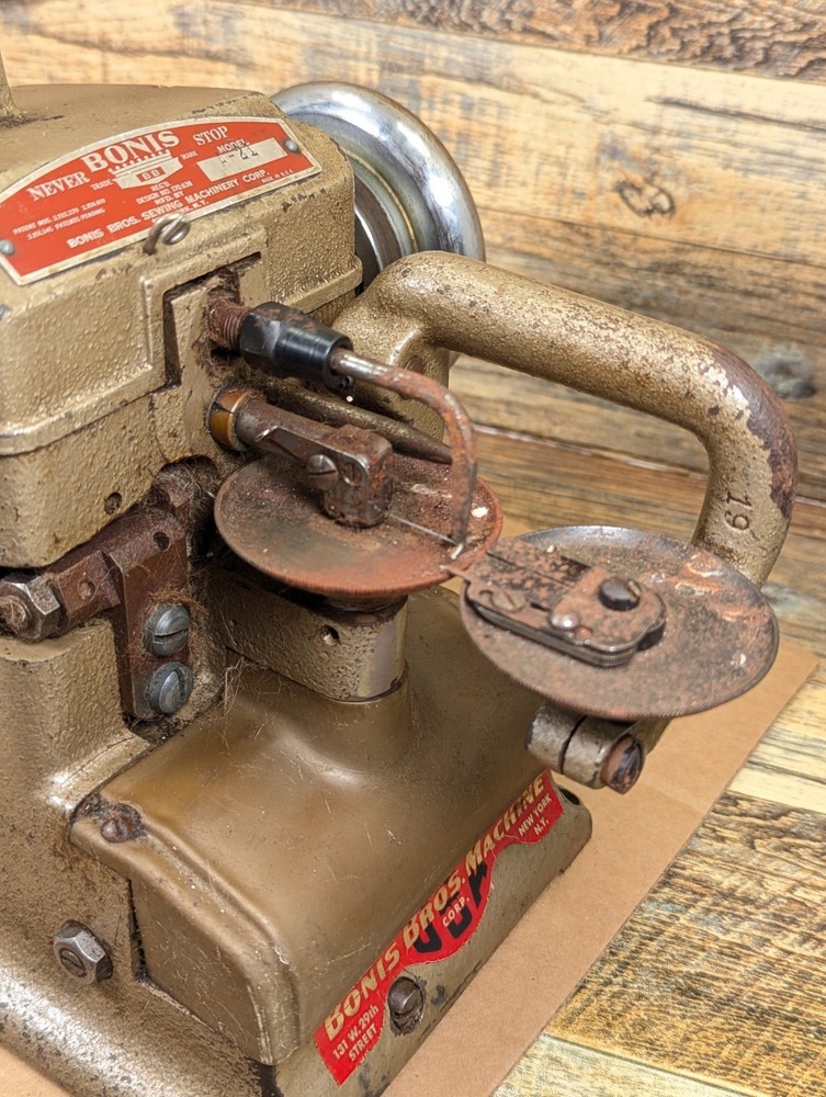 Bonis Never Stop Model A-21 Sewing Machine UNTESTED