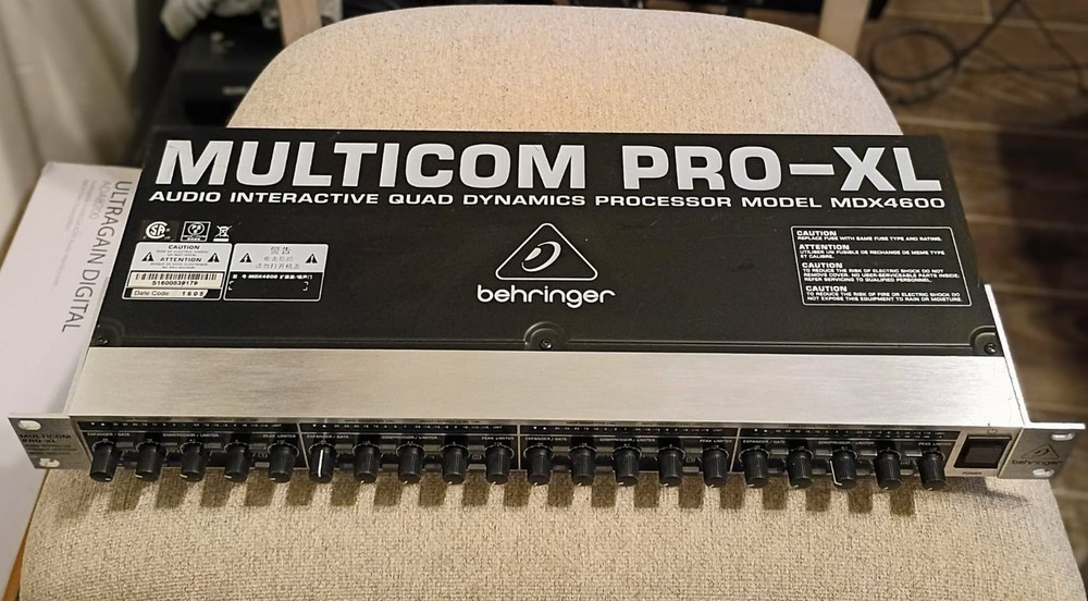 Behringer Multicom Pro-XL MDX4600 Audio Interactive Quad Dynamics Processor