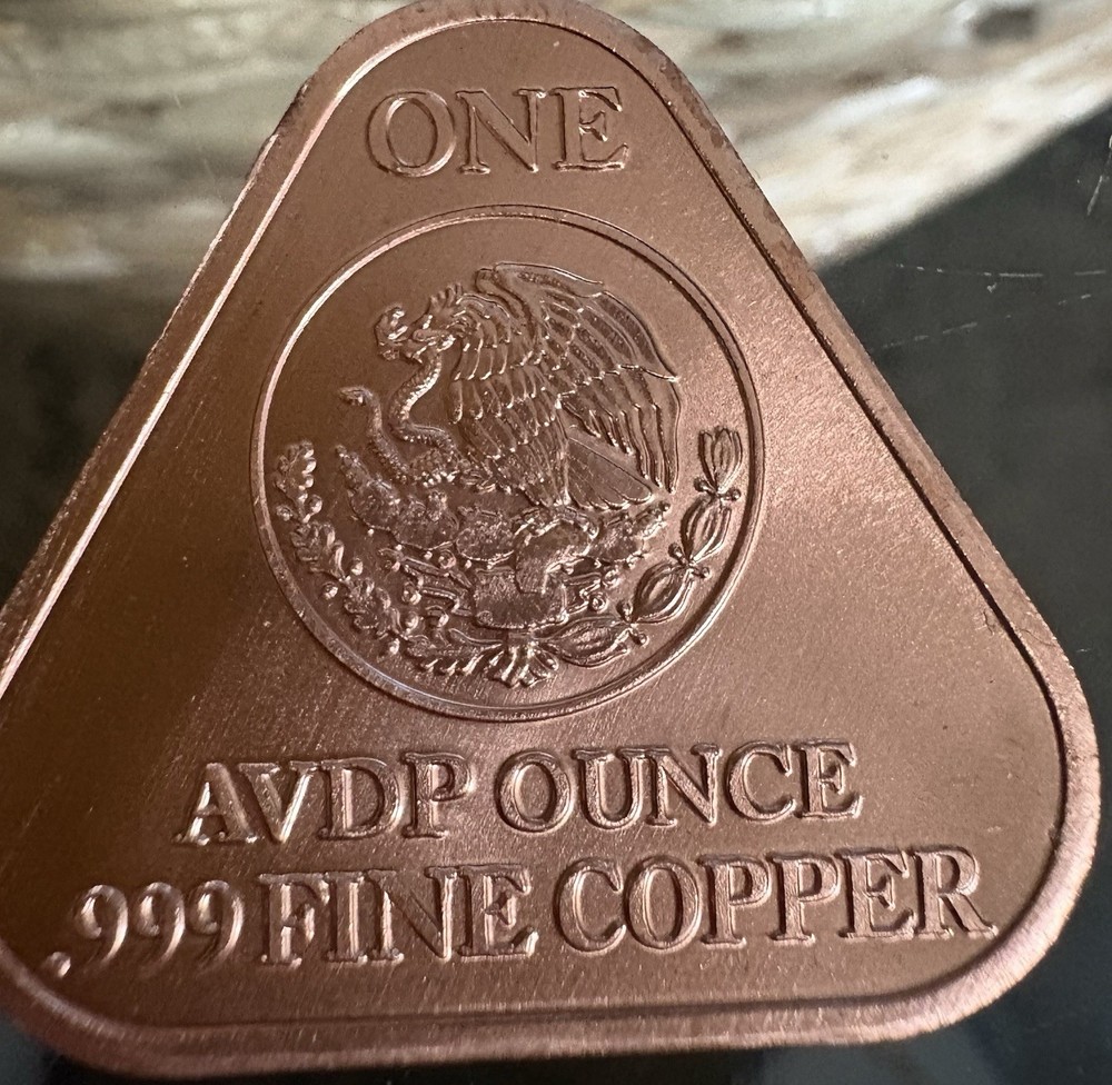 1oz Colorized copper - “Libertad”