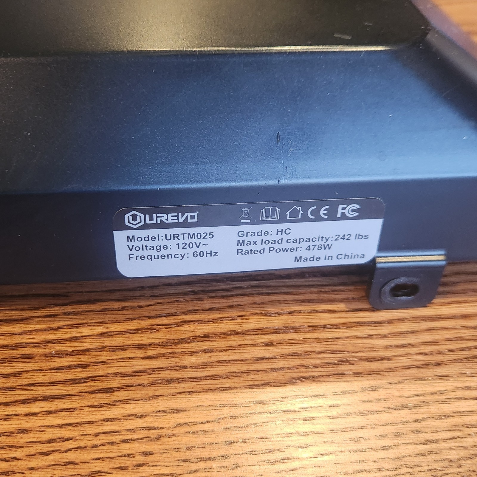 UREVO UTRM025 Treadmill Display Panel Console Control Board + remote control