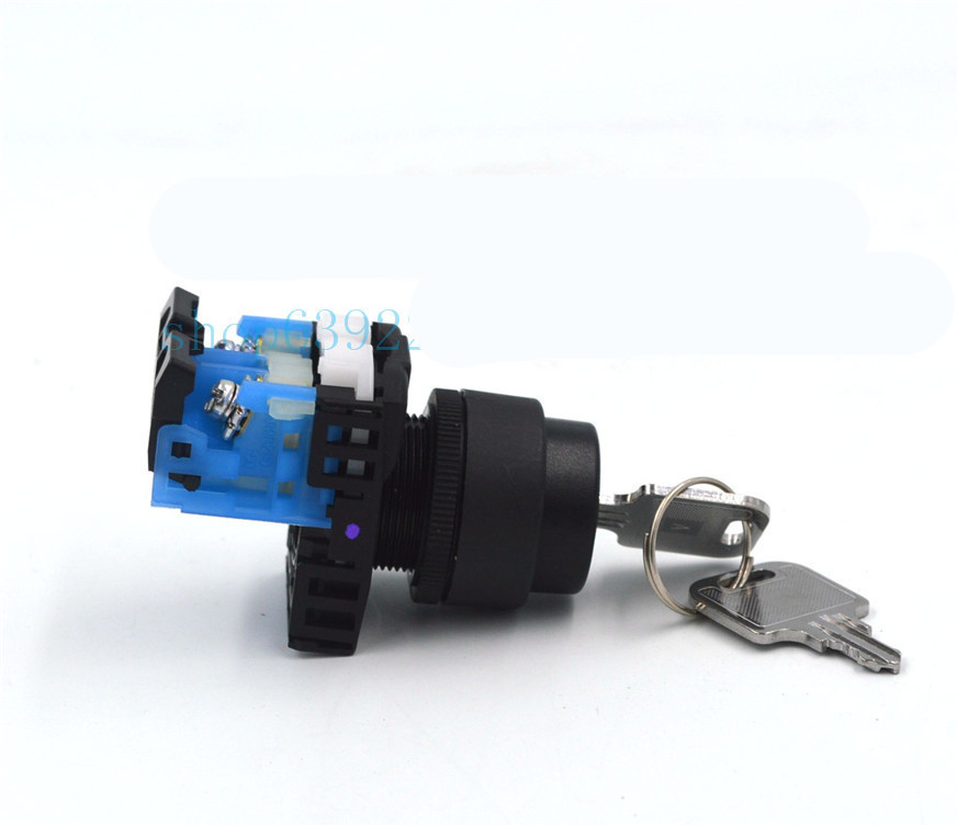 1pc New Fuji two-speed key selector switch AR22JR-2A10A