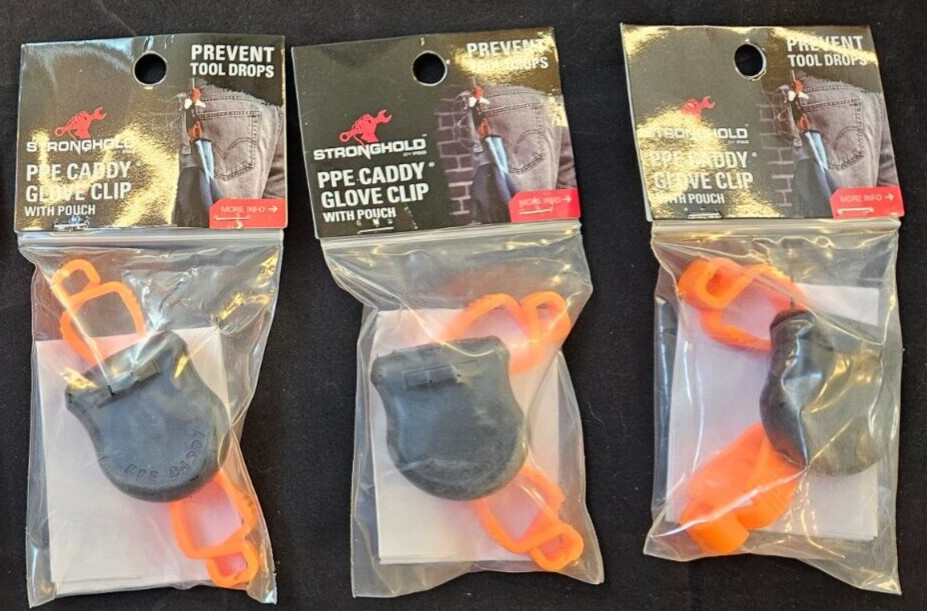 Ty-Flot Glove Holder with Pouch 3 Pack