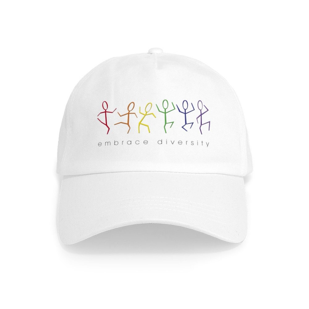 CafePress Dancing Rainbow Cap Classic Baseball Cap (154808665)