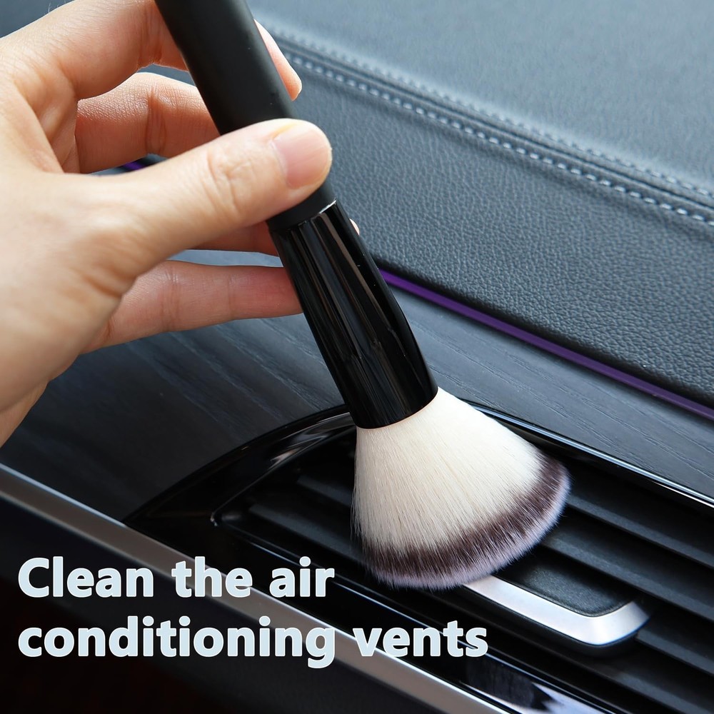 3 Pack Microfiber Duster, Small Dust Brushes, Feather Duster, Soft Fibers, Ef...
