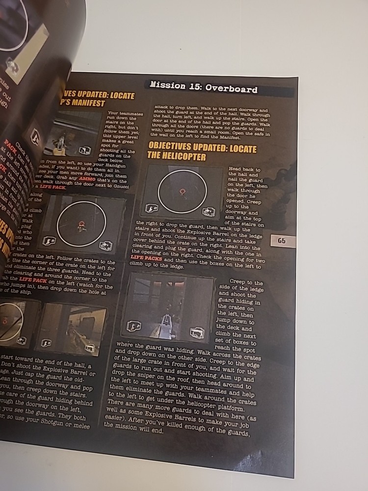 Shadow Ops: Red Mercury Prima Official Strategy Guide Microsoft Xbox Atari