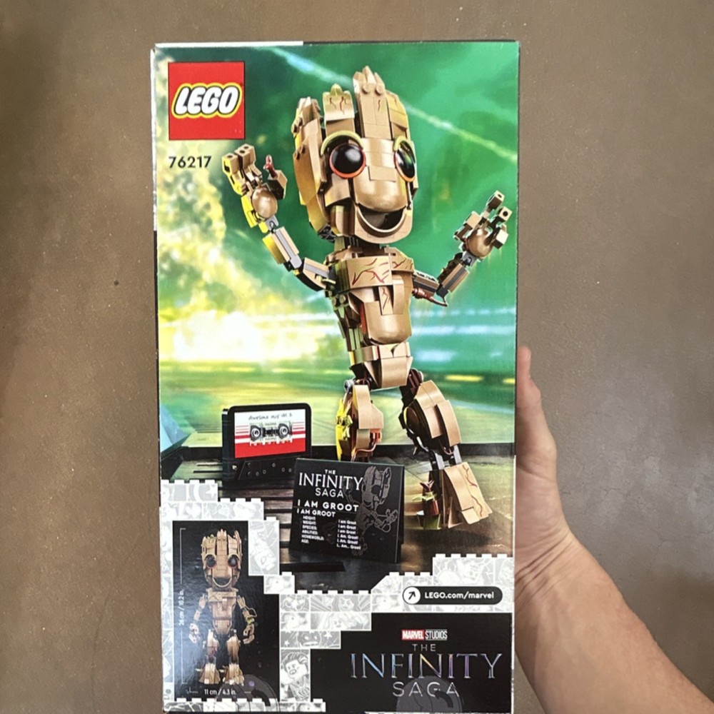 LEGO Marvel Studios Infinity Saga I am Groot Groot 76217 Complete Set 476 Pieces