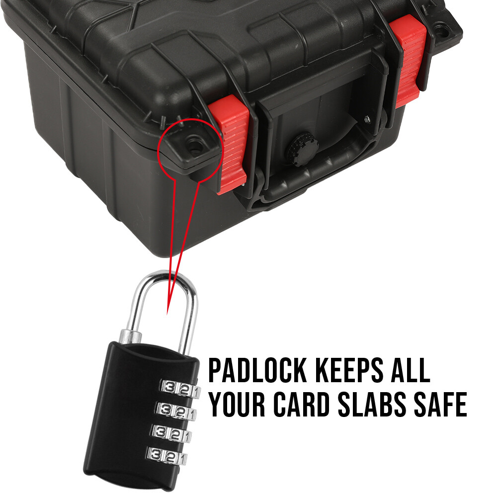 50 Graded Card Storage Case Box Waterproof Protector Deep For Sport Trading Card