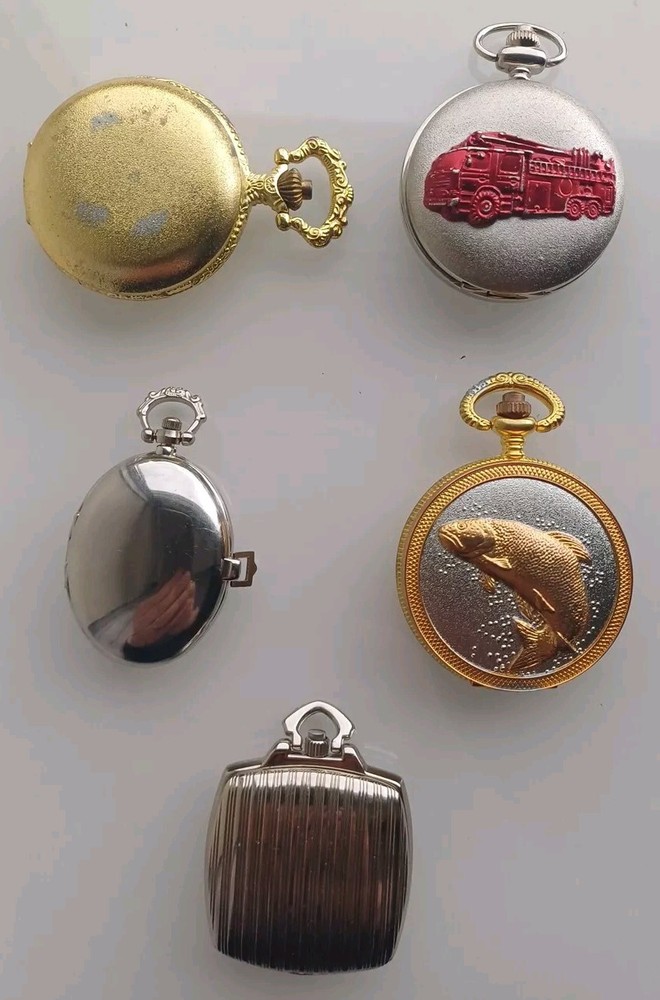 Hachette Quartz Pocket Watch x5 Bundle