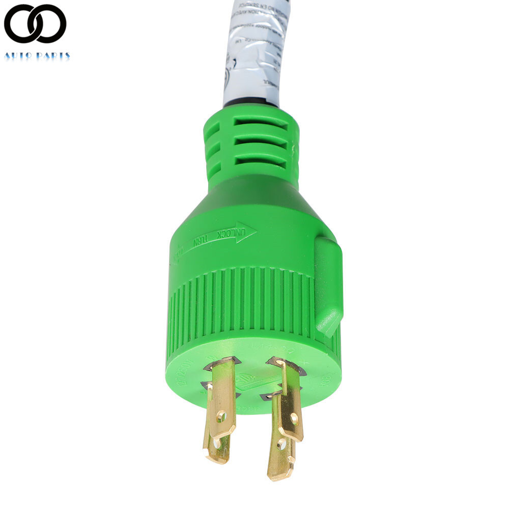 30 Amp 10~100FT Generator RV Extension Power Cord L14-30P/R 4 Prong Twist Lock