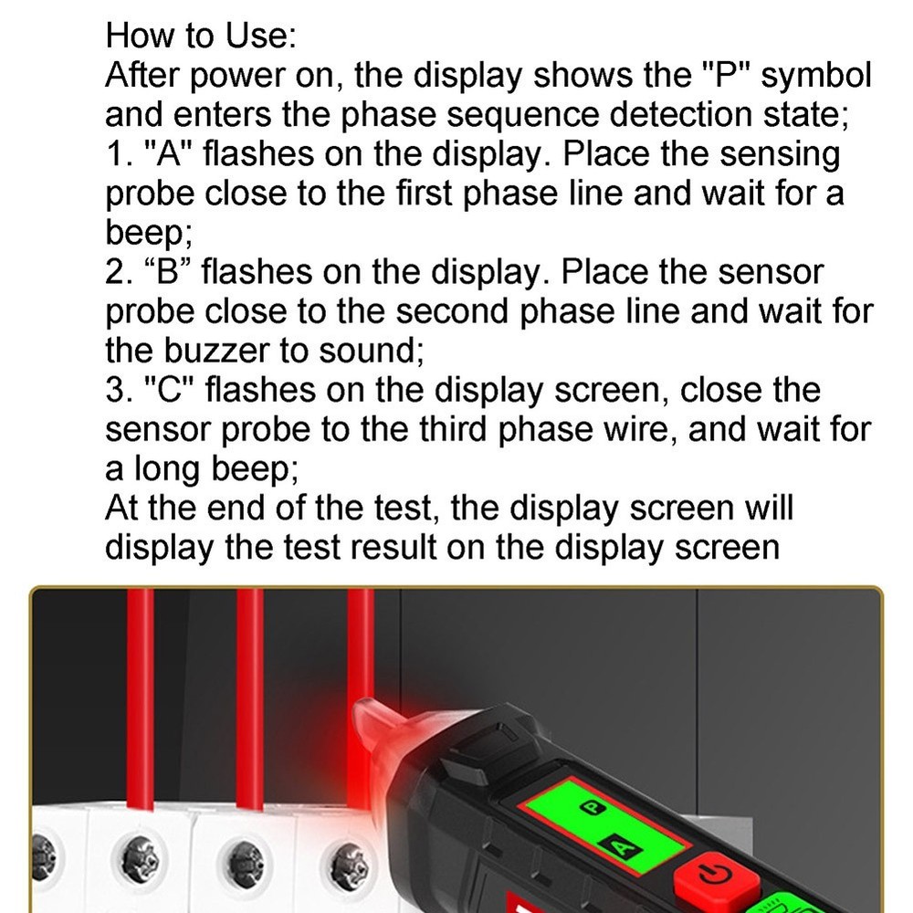 TA13A Electrical Tester with Automatic Shutdown After 5 Minutes Inactivity